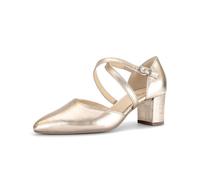 Spangenpumps GABOR "Spangenpumps", Damen, Gr. 37, gold, Schuhe Spangenpumps (65615354-37) gold
