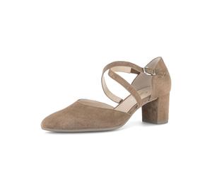 Spangenpumps GABOR "Spangenpumps", Damen, Gr. 38, braun, Schuhe Spangenpumps (36551430-38) braun