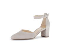 Gabor Riemchen Pumps grau visone 81.340.12 - Größe 38
