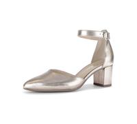 Spangenpumps GABOR "Spangenpumps", Damen, Gr. 39, gold, Schuhe Spangenpumps (50395752-39)