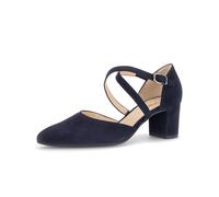 Spangenpumps GABOR "Spangenpumps", Damen, Gr. 40,5, blau, Schuhe Spangenpumps (61097046-40,5) blau