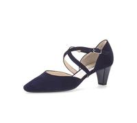 Spangenpumps GABOR "Spangenpumps", Damen, Gr. 40, blau, Schuhe Spangenpumps (43504336-40) blau