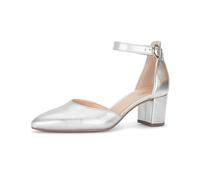 Gabor Riemchenpumps für Damen, silber, Größe 41 EU / 7,5 UK