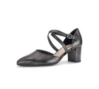 Spangenpumps GABOR "Spangenpumps", Damen, Gr. 42, silber (grau), Schuhe Spangenpumps (11753127-42) grau