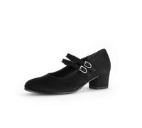 Spangenpumps GABOR "Spangenpumps Rauleder", Damen, Gr. 35, schwarz, Schuhe Spangenpumps (20537709-35)