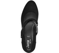 Jana Shoes Damen Slipper Mary Jane Vegan Schwarz Größe 39