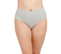 SPANX Cotton Comfort Brief, Damen Unterhosen Baumwolle Unterwäsche, Heather Grey, S