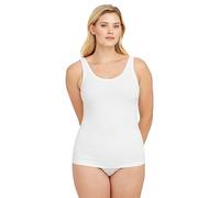 SPANX Cotton Control Tank, Damen Tanktop, Weiß, S