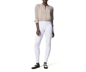 Spanx Cropped Indigo Knit Leggings White S