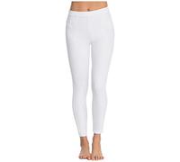 Spanx Damen Cropped Indigo Knit Leggings White XL Hose