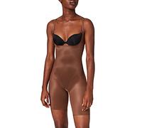 Spanx Damen Thinstincts 2.0 Open-Bust Mid-Thigh Bodysuit, 10235R Chestnut Brown, in der Größe XS