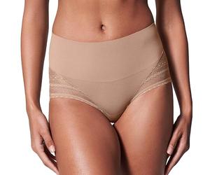 Spanx Illusion Lace Hi-Hipster Shapewear-Unterhose Damen, Café au Lait, M