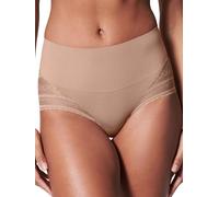 Spanx Illusion Lace Hi-Hipster Shapewear-Unterhose Damen, Café au Lait, XS