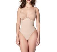 SPANX SPANXsculpt Power Series High Waist Thong - Damen Shapewear Dessous Tanga - Keine Sichtbaren Panty Linien, Nude (Soft Nude), M
