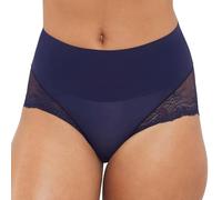 SPANX Undie-tectable Lace Hi-Hipster - Core Control - Bequeme Spitze Shapewear Unterwäsche - Keine sichtbaren Slip-Linien, Zeitloses Marineblau, M