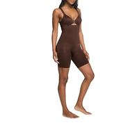 Spanx Women's Assets by High-Waist Mid-Thigh Short-Seamless Shapewear Briefs, Chestnut Brown, M