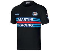 Sparco Racing-T-Shirt 01274MRNR3L Schwarz