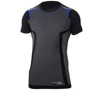 Sparco Kurzärmliges T-Shirt K-Carbon Blau T Unisex Erwachsene 42/50 EU, bunt, 42/50 EU