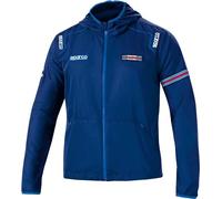 Sparco Martini Jacke, Blau, L, Unisex, für Erwachsene, bunt, Large