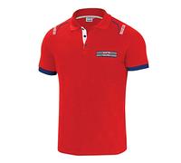Sparco Martini Racing Polohemd, Rot, Standard Unisex Erwachsene, bunt, 42/50 EU