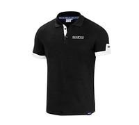 Sparco Unisex Poloshirt Jacke, Schwarz, XL