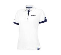 Sparco Poloshirt, Weiß, Standard, Unisex, Erwachsene