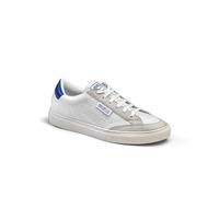 Sparco - S-Time Unisex Smart Casual Sneakers - Freizeitschuhe - Obermaterial aus Kunstleder - Komfort - Gummisohle - Modische Schuhe - Weiß/Hellblau - EU 42