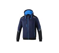 sparco Sweatshirt mit Kapuze, Marke Modell Sweatshirt mit Reißverschluss und Kapuze, TW, Größe M, Marineblau/BL