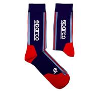 sparco Unisex Calcetines Diseño Martini-r Talla 36-40 Azul Marino/Rojo Socken, blau, 36