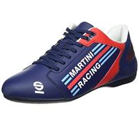 Sparco Unisex Martini Racing Laufschuh, Marineblau, Schmal 41 EU