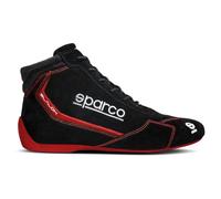 Sparco Unisex Slalom 2022 Stiefel, Größe 45, Schwarz/Rot Bootsschuh, Standard, 45 EU