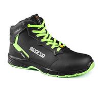 Sparco Unisex Targa Industrial Shoe, Nero Verde Fluo, 36 EU