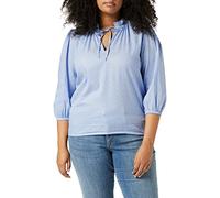 SPARKZ COPENHAGEN Damen Indi Top Crop Sleeve Hemd Not Applicable, Hellblau, XS