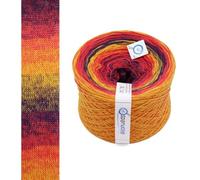 SparWolle Bobbel Traumfänger, Farbverlaufsgarn zum Stricken und Häkeln (4-fädig 2500m, 50% Baumwolle, 50% Polyacryl)