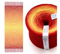 SparWolle Ombré Garn Darova Filet-Schal Häkelset 4-fädig 1,500m inklusive Anleitung (DA0001)