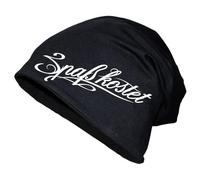 Spaß Kostet Herren Jungs Long Beanie Marke Label Größe XS bis XXL