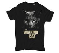 Spaß Kostet Herren Tshirt The Walking Cat Katzen Motiv Grösse S bis 5XL