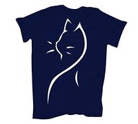 Spaß Kostet Männer und Herren Tshirt Cat (mit Rückendruck) Größe S - 5XL
