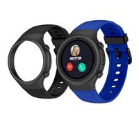 SPC Smartee 4G Junior - Kinder-Smartwatch mit GPS, Videoanrufen & Notruftaste | 1,2"-Display, Dual-Armband blau und schwarz und Tracker-Modus | Schulmodus | Verwaltung über Smart Clan App