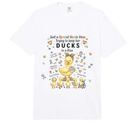 Special Needs Mom Autism Caregivers Cute Mama Duck Comfort Colors Adult Heavyweight T-Shirt
