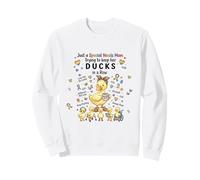 Special Needs Mom Autism Caregivers Cute Mama Duck Sweatshirt