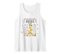 Special Needs Mom Autism Caregivers Cute Mama Duck Tank Top
