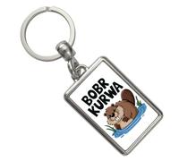 speecheese BOBR KURWA Schlüsselanhänger mit lustigem Meme Biber Humorvoller Schlüsselring mit Bibern als witziges Alltagsaccessoire