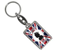 speecheese God bless the Queen Schlüsselanhänger mit Bordüre zur Erinnerung an die britische Königin, um ihr Leben zu würdigen