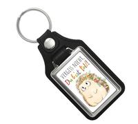 speecheese Igel Schlüsselanhänger mit Kunstleder-Anhänger mit Spruch Vergiss nicht du bist toll Bunter Glücksbringer fröhlich mit Blumen Freund zum Mitnehmen Wertschätzung