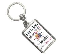 speecheese Leben ohne Grill ist möglich, aber sinnlos! Schlüsselanhänger Lustiger Spruch - Perfekt für Grillfans