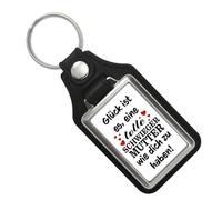 speecheese Tolle Schwiegermutter Glück Schlüsselanhänger mit Kunstleder-Anhänger als kleiner Glücksbringer zum Muttertag oder zu Weihnachten beste Schwiegermutter der Welt die alles für