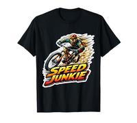 Speed Junkie Downhill Mountainbike Rider Racing Racer Zitat T-Shirt
