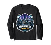 Speed Junkie Motorrad Rider Street Motorradbesitzer lustig Langarmshirt