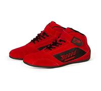 Speed Kartschuhe Milan KS-2 -Premium Kart Schuhe - Diverse Farben (rot, 37)